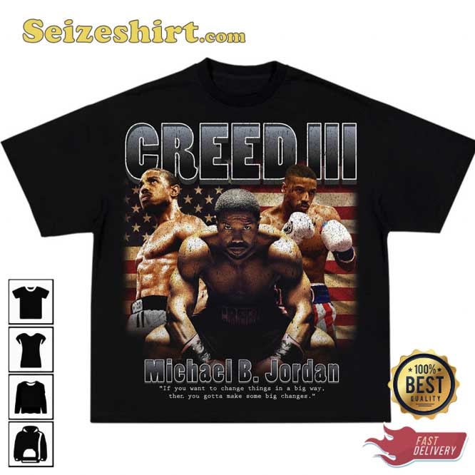Digital Michael B Jordan Creed 3 T-Shirt 