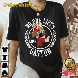 Disney Beauty And The Beast No One Lifts Like Gaston Badge T-Shirt