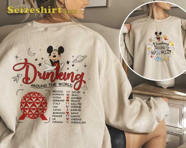 Disney Drinking Around The World Shirt