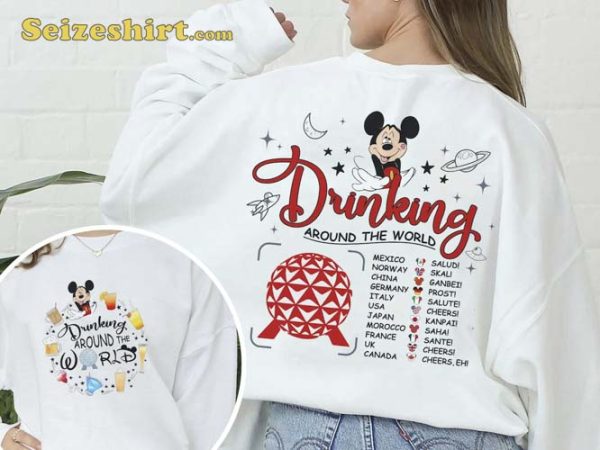 Disney Drinking Around The World Shirt