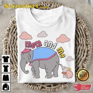 Disney Dumbo Cute Elephant Mom And Me Shirt Mothers Day