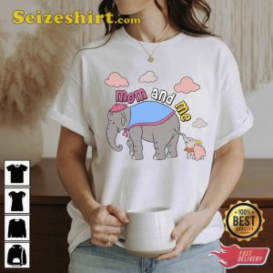 Disney Dumbo Cute Elephant Mom And Me Shirt Mothers Day