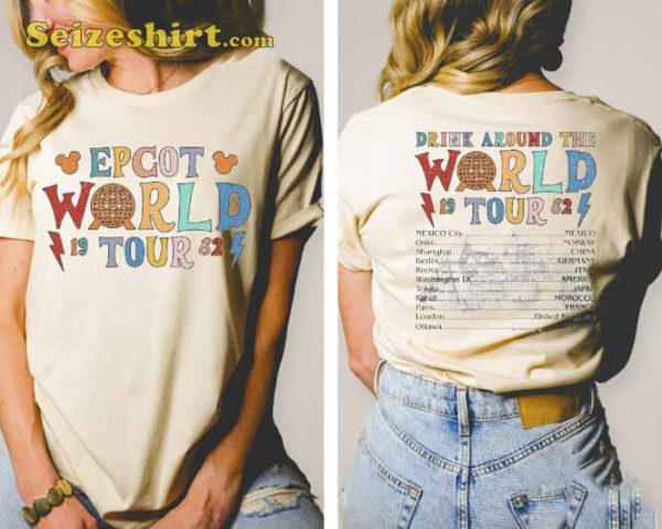 Disney Epcot World Tour Tee Shirt
