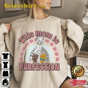 Disney Mothers Day The Aristocats This Mom Is Purfection Shirt
