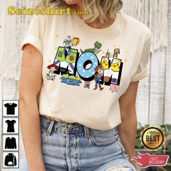 Disney Toy Story Characters Mom Shirt Mothers Day