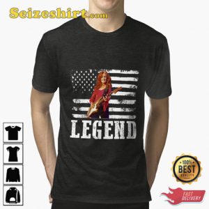 Distressed American Flag Bonnie Raitt Music Legend Unisex T-Shirt