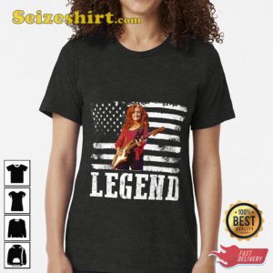 Distressed American Flag Bonnie Raitt Music Legend Unisex T-Shirt