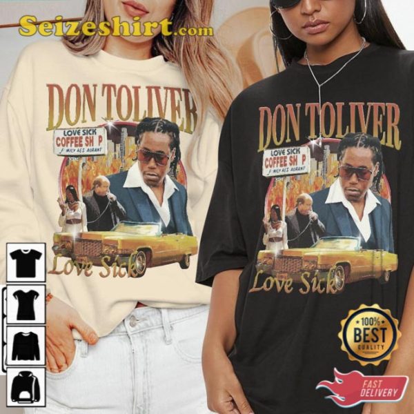 Don Toliver Love Sick Vintage Bootleg Sweatshirt Gift For Fan