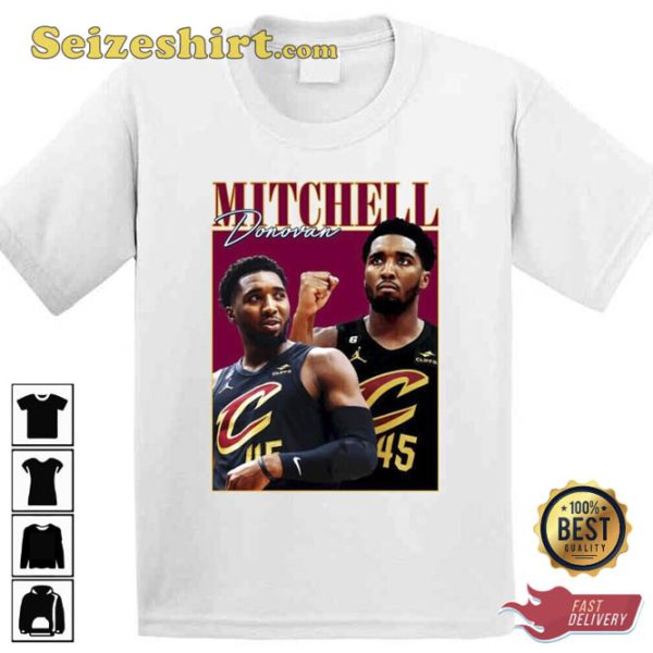 Donovan Mitchell 90s Style T-Shirt