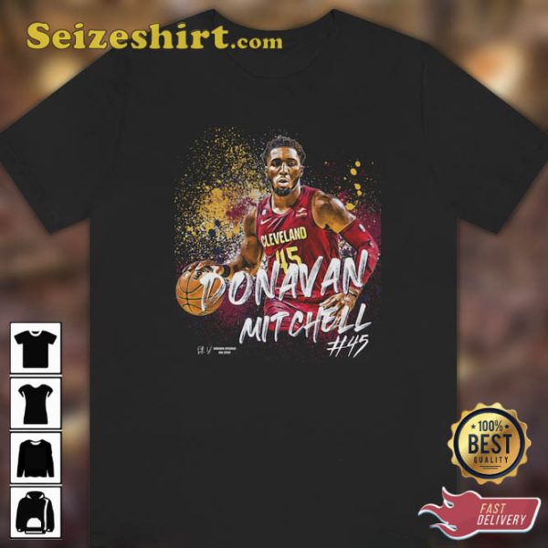 Donovan Mitchell Cleveland Cavaliers Unisex T-shirt