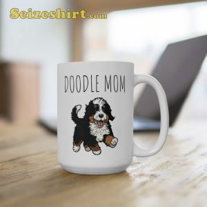 Doodle Mom Bernedoodle Ceramic Coffee Mug