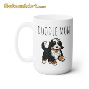 Doodle Mom Bernedoodle Ceramic Coffee Mug