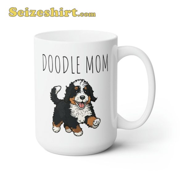 Doodle Mom Bernedoodle Ceramic Coffee Mug