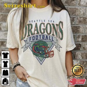 Dragons Football Vintage TShirts Gift For Fan