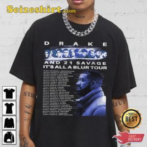 Drake 21 Savage Its All A Blur Tour 2023 Vintage Sweatshirt