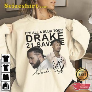 Drake Its All A Blur Tour 2023 Graphic Tee Shirt