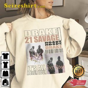 Drake Its All A Blur Vintage 90s Retro Shirt