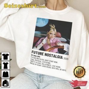 Dua Lipa Future Nostalgia Tour Album Music Trend 2023 Shirt