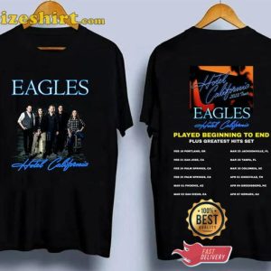 Eagles Hotel California Tour 2023 Concert Rock T-Shirt