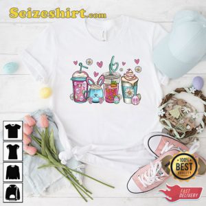 Easter Coffee Sweatshirt Bunny Lover Gift