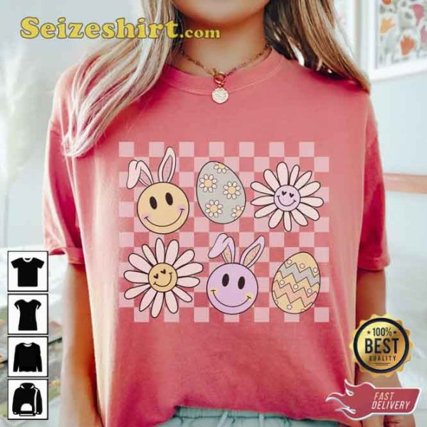 Easter Smiley Faces Funny Peeps Tees Shirts