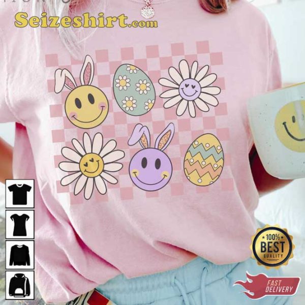 Easter Smiley Faces Funny Peeps Tees Shirts