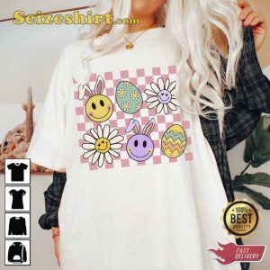 Easter Smiley Faces Funny Peeps Tees Shirts