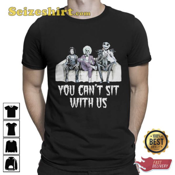 Edward Scissorhands Jack Skellington and Beetlejuice Tee