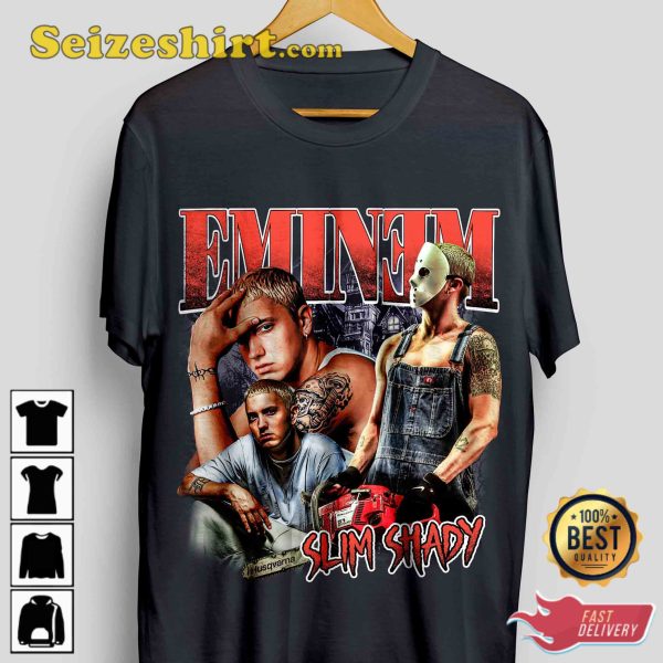 Eminem Slim Shady Gift For Fans Hip Hop Rap Tee Shirt