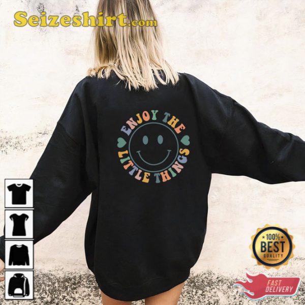 Enjoy The Little Things Trendy Beach Sweatshirt