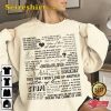 Erasure Lyric Album Song Sweatshirt