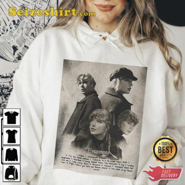 Evermore Album Taylor Vintage Art Unisex T-Shirt Gift For Fan