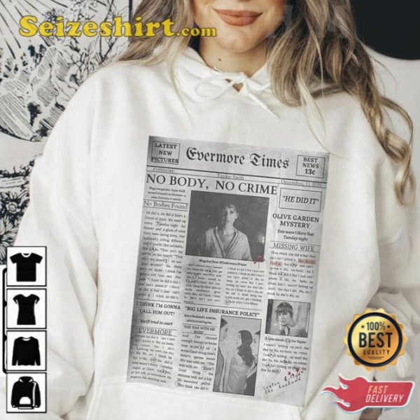 Evermore Times Taylor Vintage Art Unisex T-Shirt