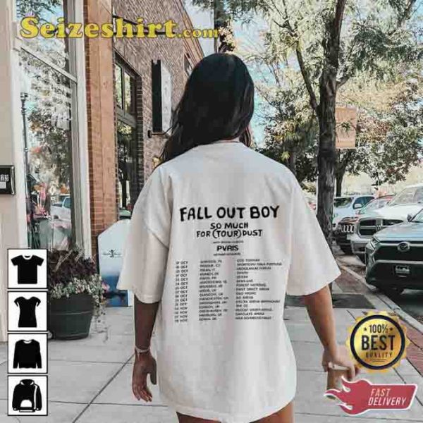 Fall Out Boy Fall Out Boy So Much For Tour Dust Shirt