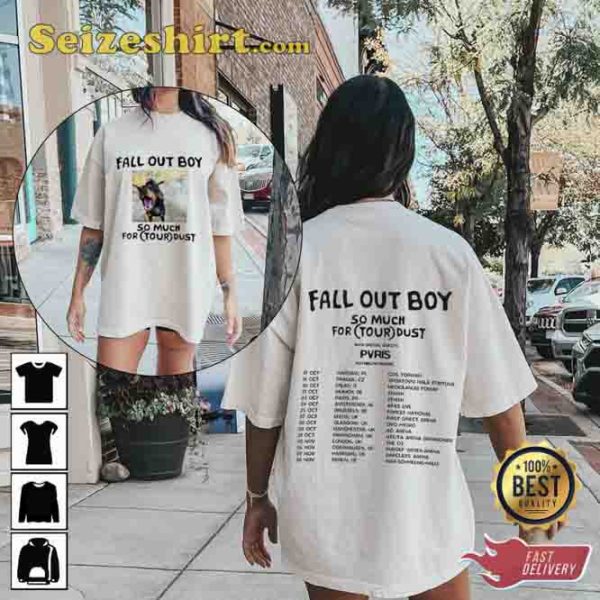 Fall Out Boy Fall Out Boy So Much For Tour Dust Shirt