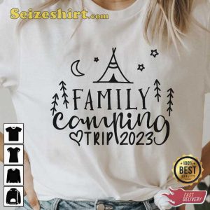 Family Camping Trip 2023 T-shirt