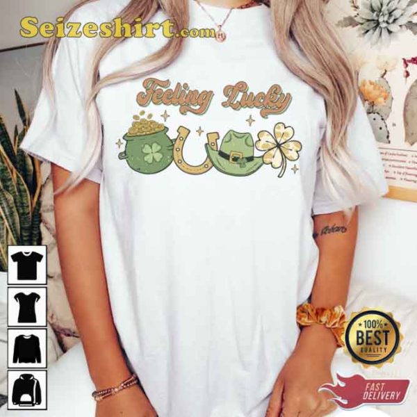 Feeling Lucky St Patricks Day T-shirt