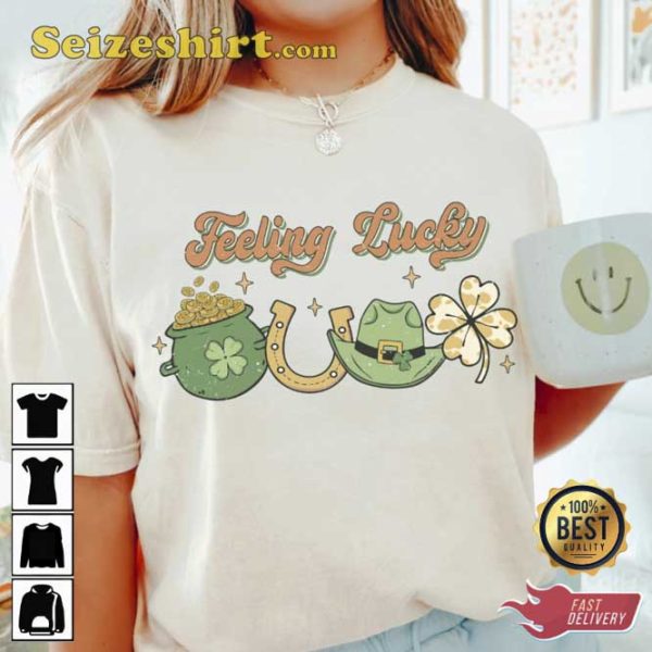 Feeling Lucky St Patricks Day T-shirt