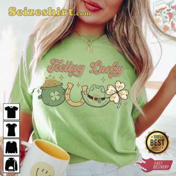 Feeling Lucky St Patricks Day T-shirt