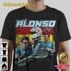 Fernando Alonso Aston Martin Formula One Racing T-Shirt