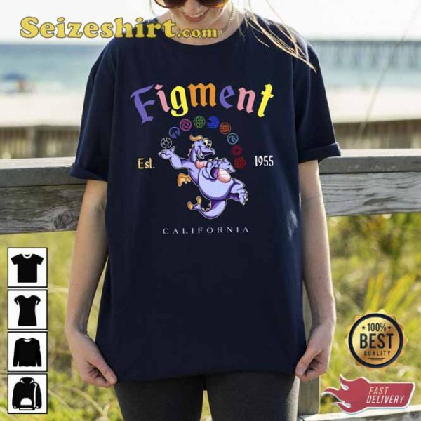 Figment Est 1983 One Little Spark Journey Into Imagination Epcot Shirt