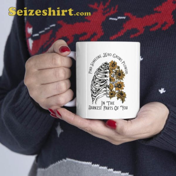 Find Someone Parts Of You Zach Bryan Ceramic Coffee Mug