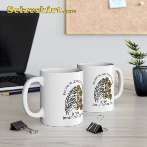 Find Someone Parts Of You Zach Bryan Ceramic Coffee Mug