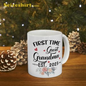 First Time Grandma 2023 Gift Promoted To Great Coffee Mug