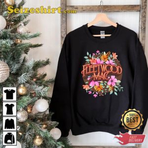 Fleetwood Mac Floral Graphic Stevie Nicks Unisex Music Lover T-Shirt