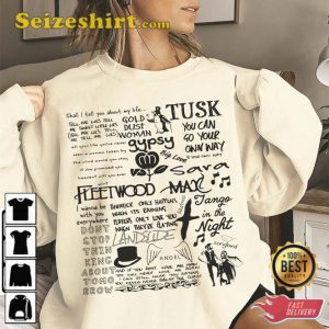 Fleetwood Mac Lyric Album Song Music T-Shirt