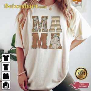 Floral Mama T-Shirt Mother's Day Gift