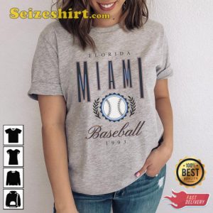 Florida Miami Baseball Vintage Unisex T-Shirt