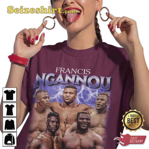 Francis Ngannou Fighter Tim Predator T Shirt