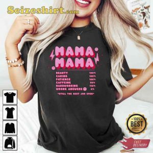 Funny Cool Mama Features Crewneck Unisex Shirt